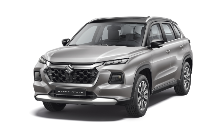 Grand Vitara - Splendid Silver Pearl Metallic with Midnight Black Pearl Roof