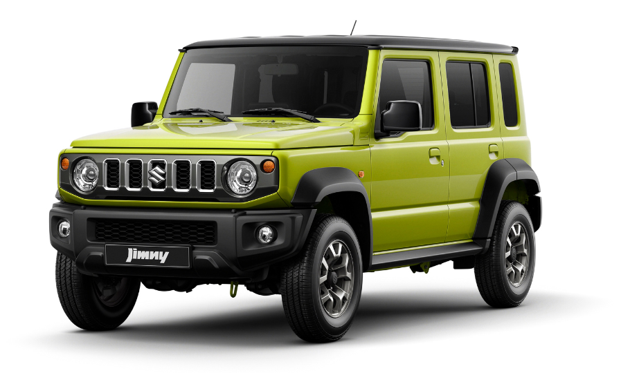 Jimny 5-Door - Kinetic Yellow + Bluish Black Pearl