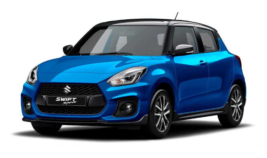Swift Sport - Speedy Blue Metallic & Super Black Pearl Roof